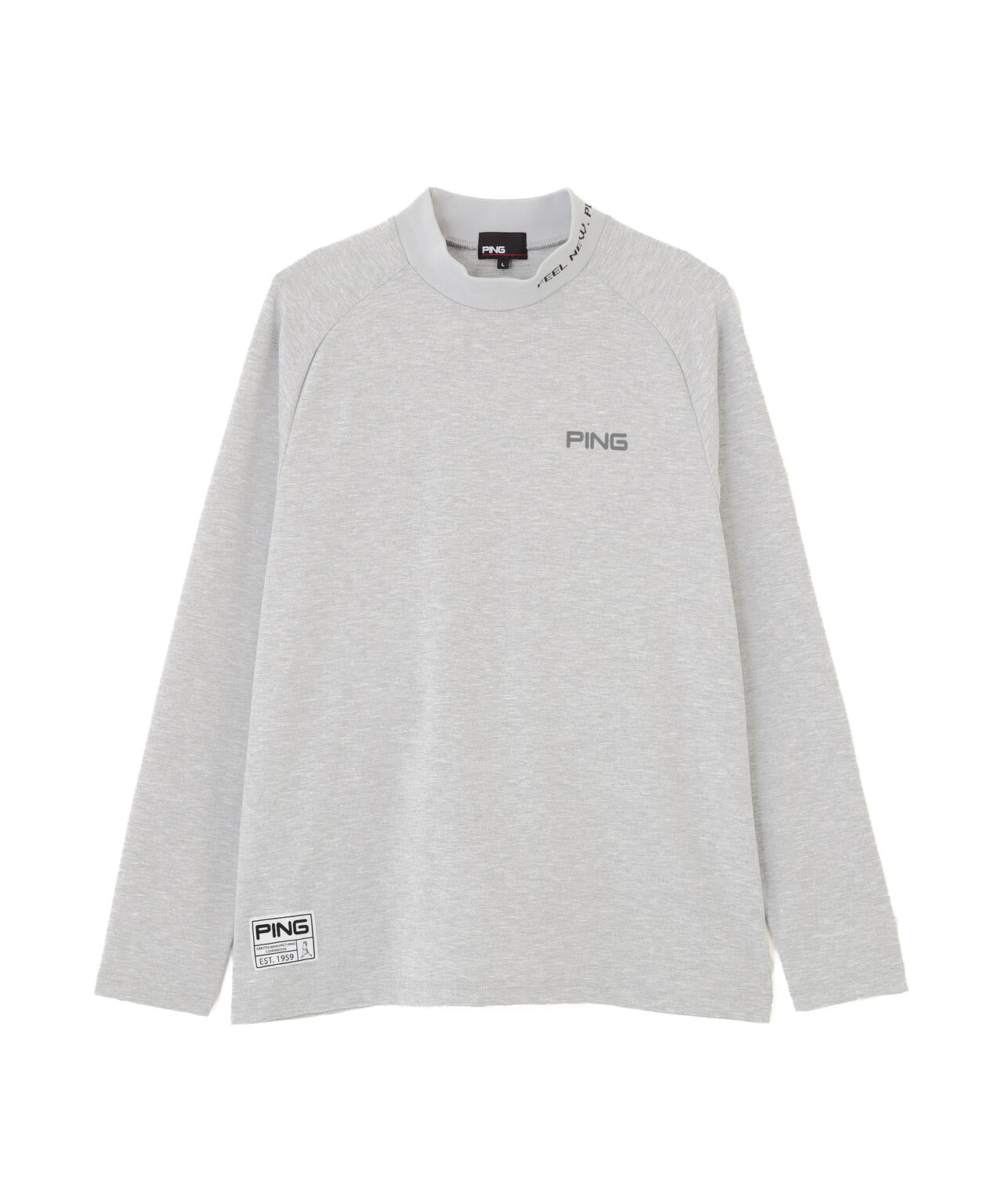 【PING APPAREL】冷感ポンチハイネックシャツ ＜GOLD＞ (MENS)