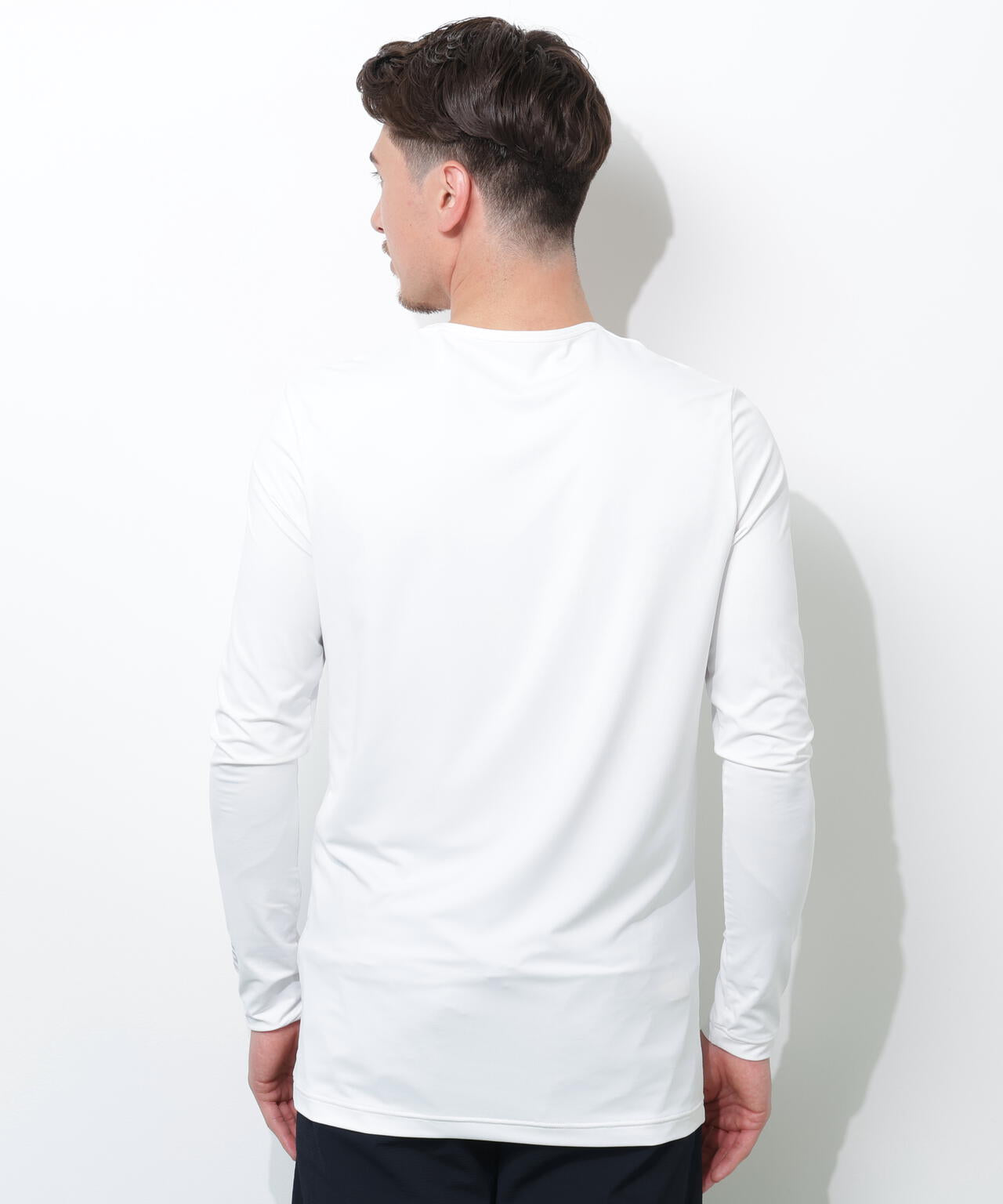 【PING APPAREL】ベア天竺UVカットUネック長袖インナーシャツ ＜GOLD＞ (MENS)
