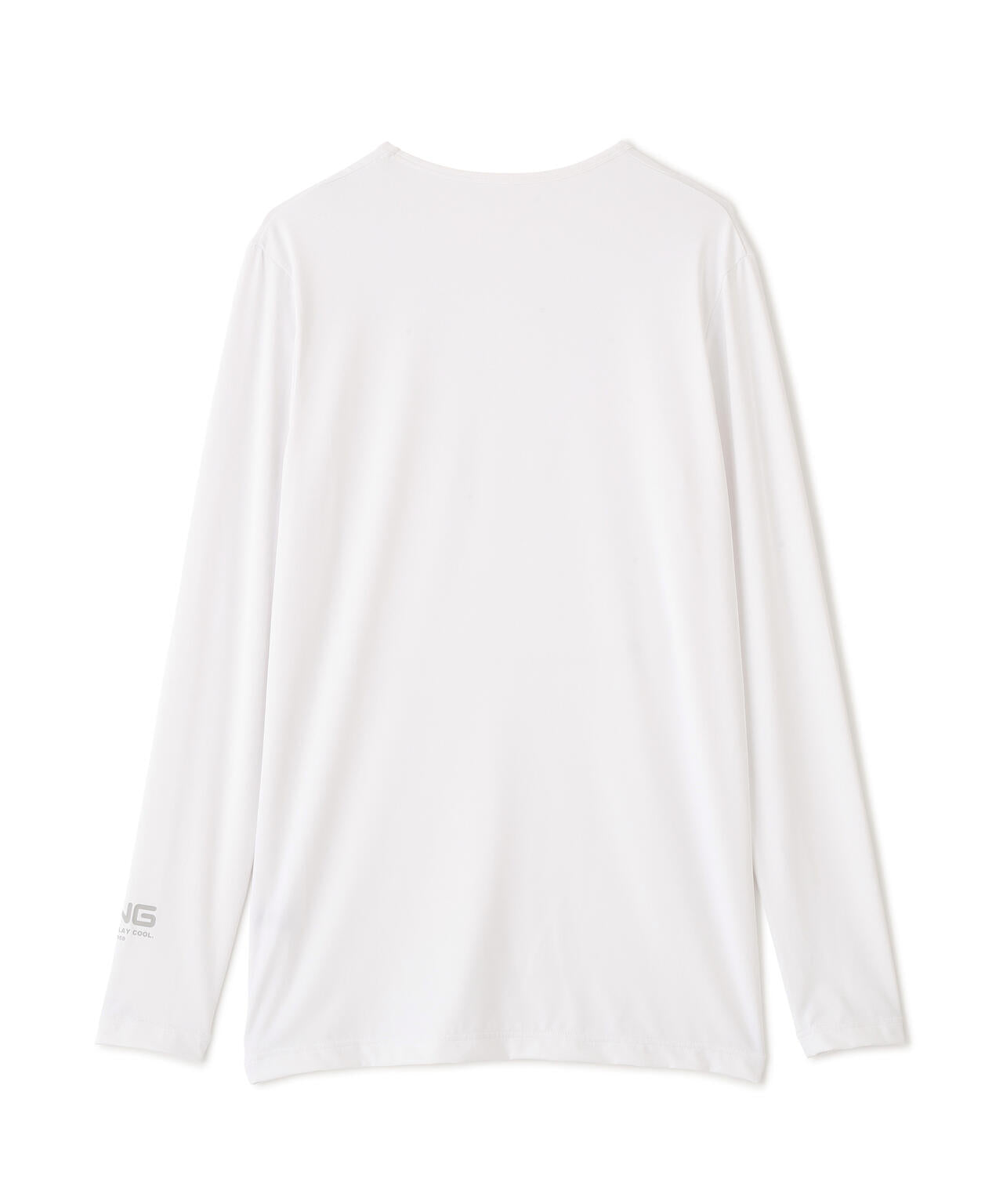 【PING APPAREL】ベア天竺UVカットUネック長袖インナーシャツ ＜GOLD＞ (MENS)
