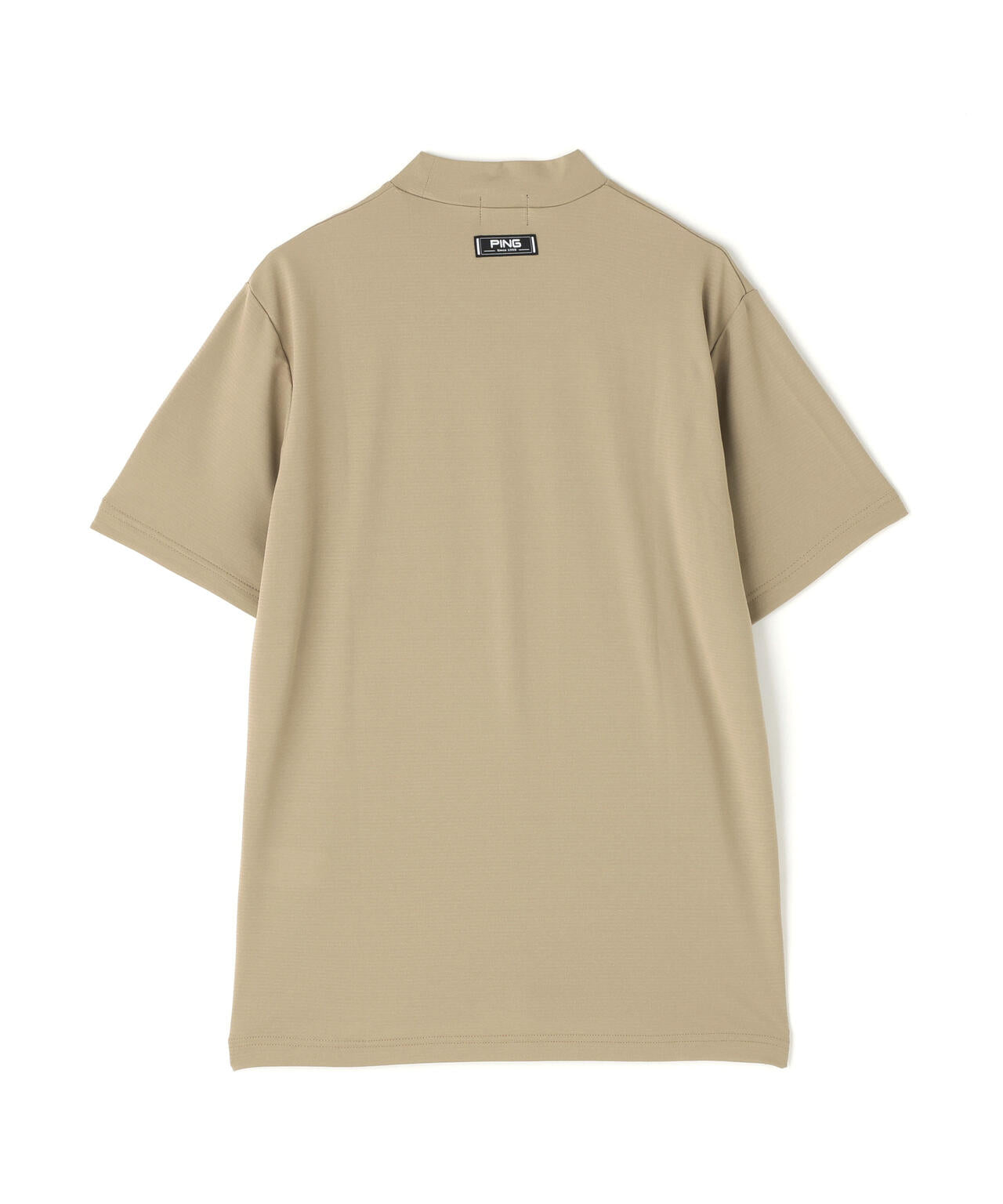 【PING APPAREL】SNAPTEXカノコインレーMr.PINGプリント半袖ハイネックカットソー ＜NATIVE＞ (MENS)