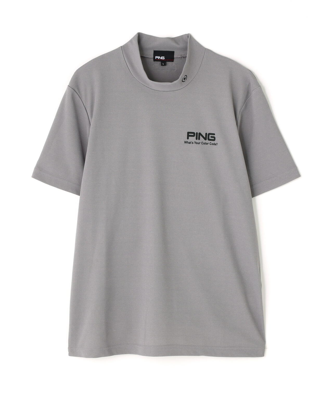【PING APPAREL】【10カラーシリーズ】PEカノコ半袖ハイネックシャツ ＜NATIVE＞ (MENS)