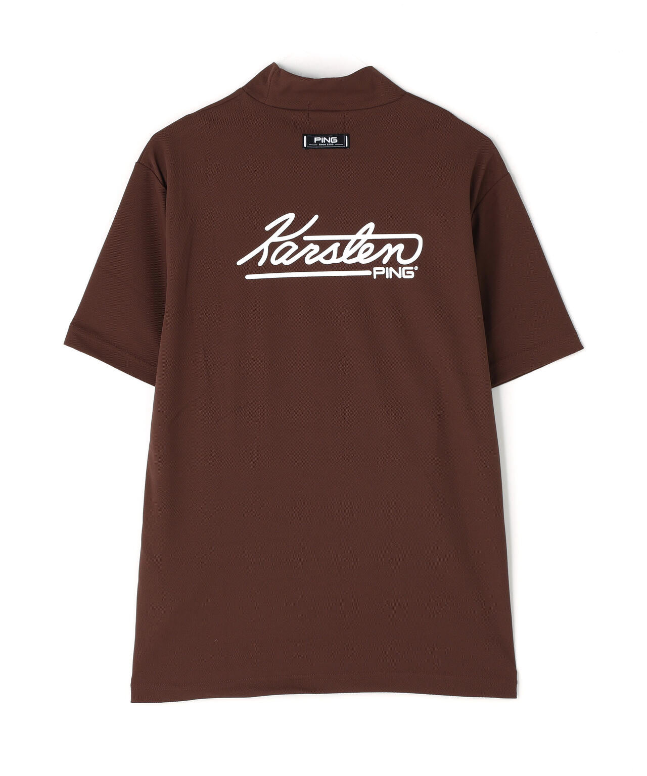 PING APPAREL】【10カラーシリーズ】PEカノコ半袖ハイネックシャツ