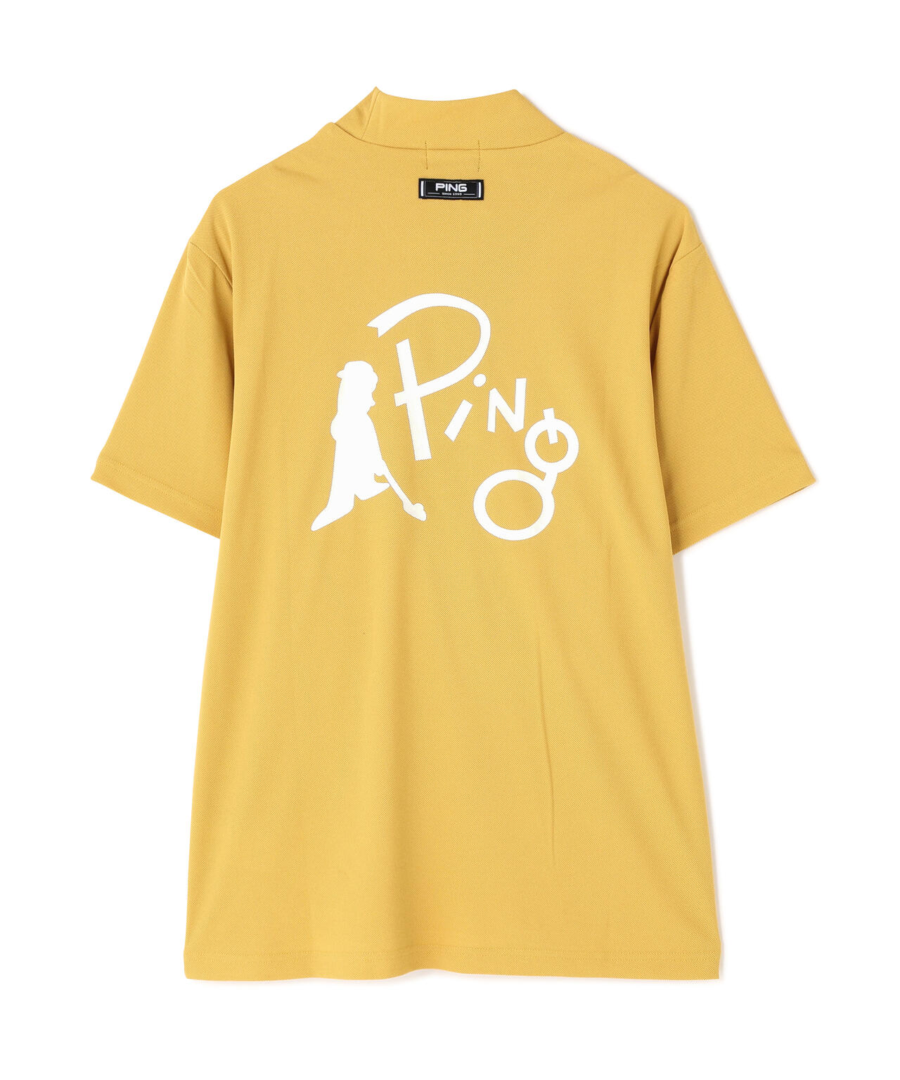 PING APPAREL】【10カラーシリーズ】PEカノコ半袖ハイネックシャツ