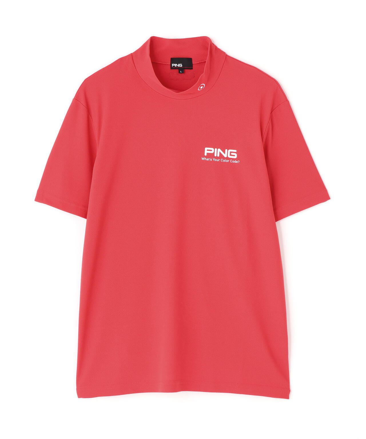 【PING APPAREL】【10カラーシリーズ】PEカノコ半袖ハイネックシャツ ＜NATIVE＞ (MENS)