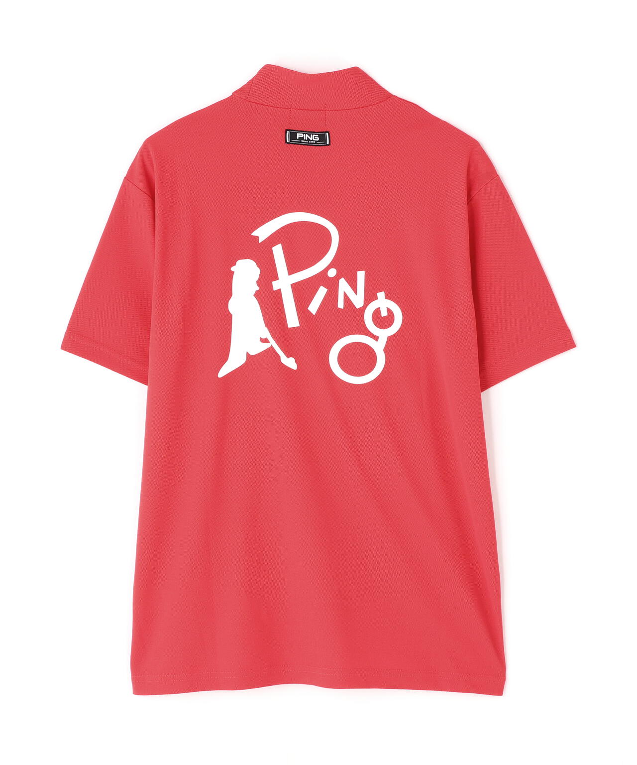 【PING APPAREL】【10カラーシリーズ】PEカノコ半袖ハイネックシャツ ＜NATIVE＞ (MENS)