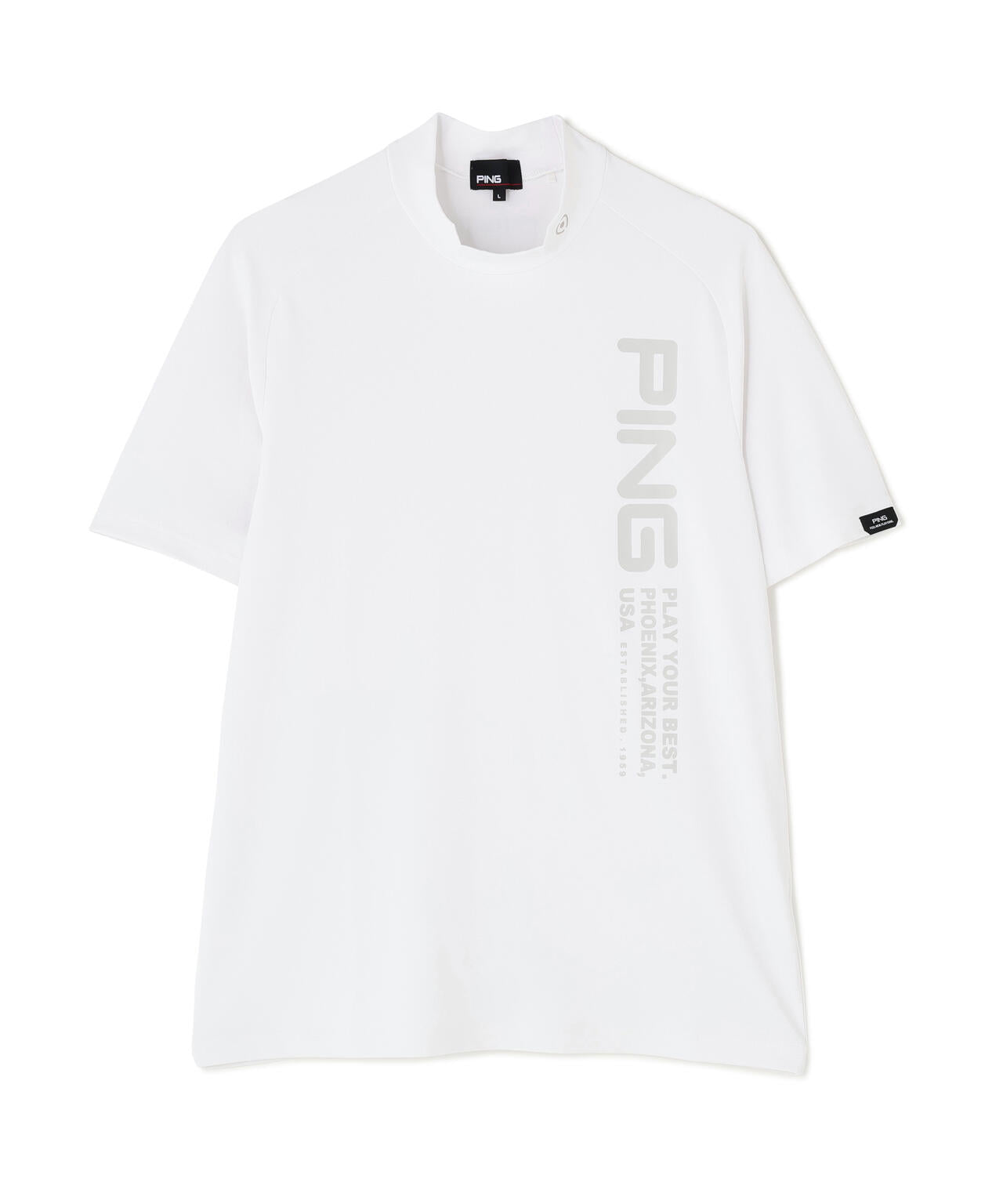 【PING APPAREL】テラカノコ半袖ハイネックシャツ ＜PERFORMANCE＞ (MENS)