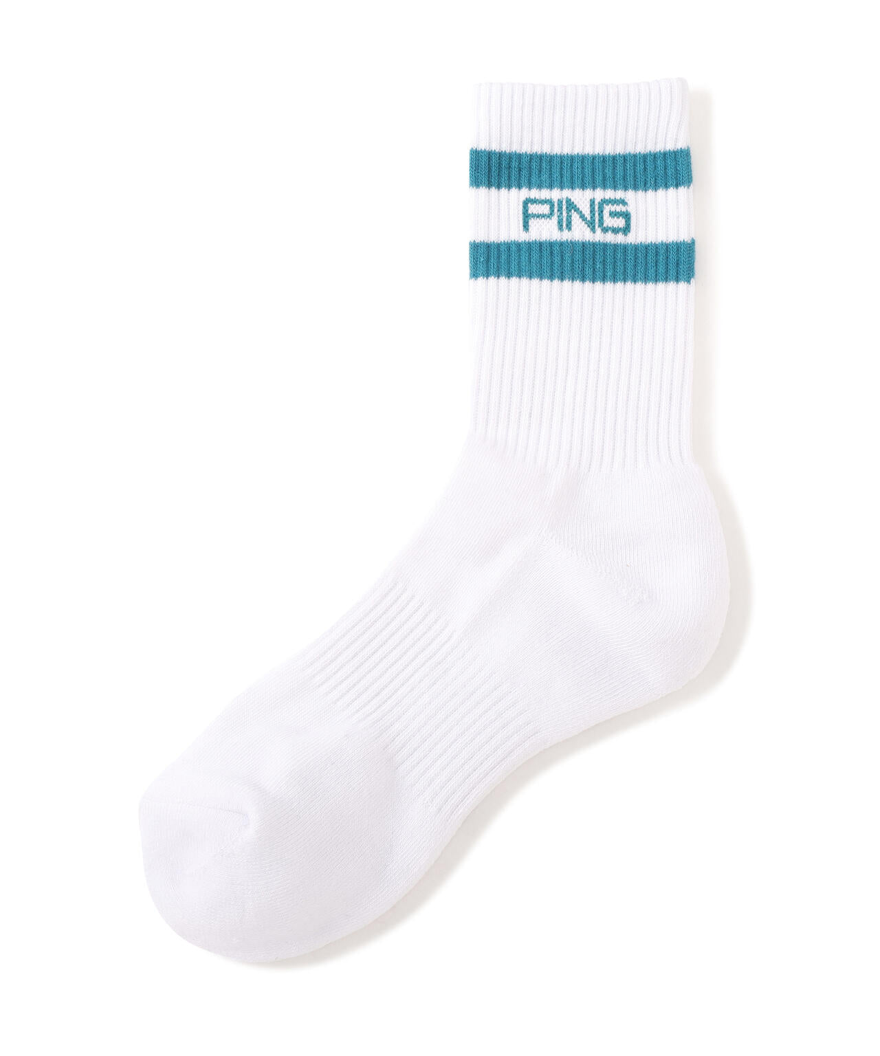 【PING APPAREL】PINGロゴラインミドルソックス ＜PERFORMANCE＞ (MENS)