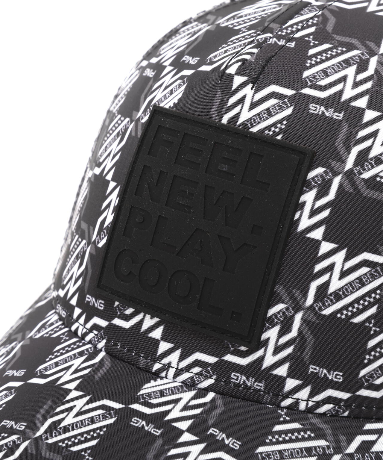 【PING APPAREL】AZモノグラム総柄プリントキャップ ＜PERFORMANCE＞ (MENS)