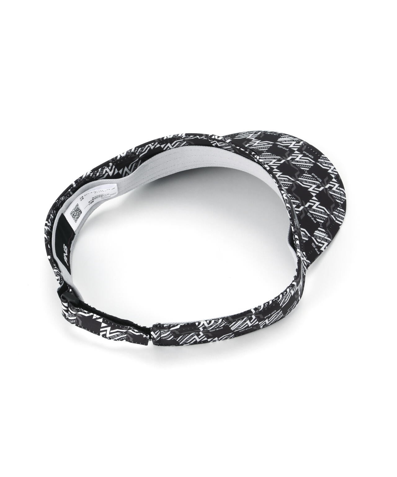 【PING APPAREL】AZモノグラム総柄プリントバイザー ＜PERFORMANCE＞ (MENS)