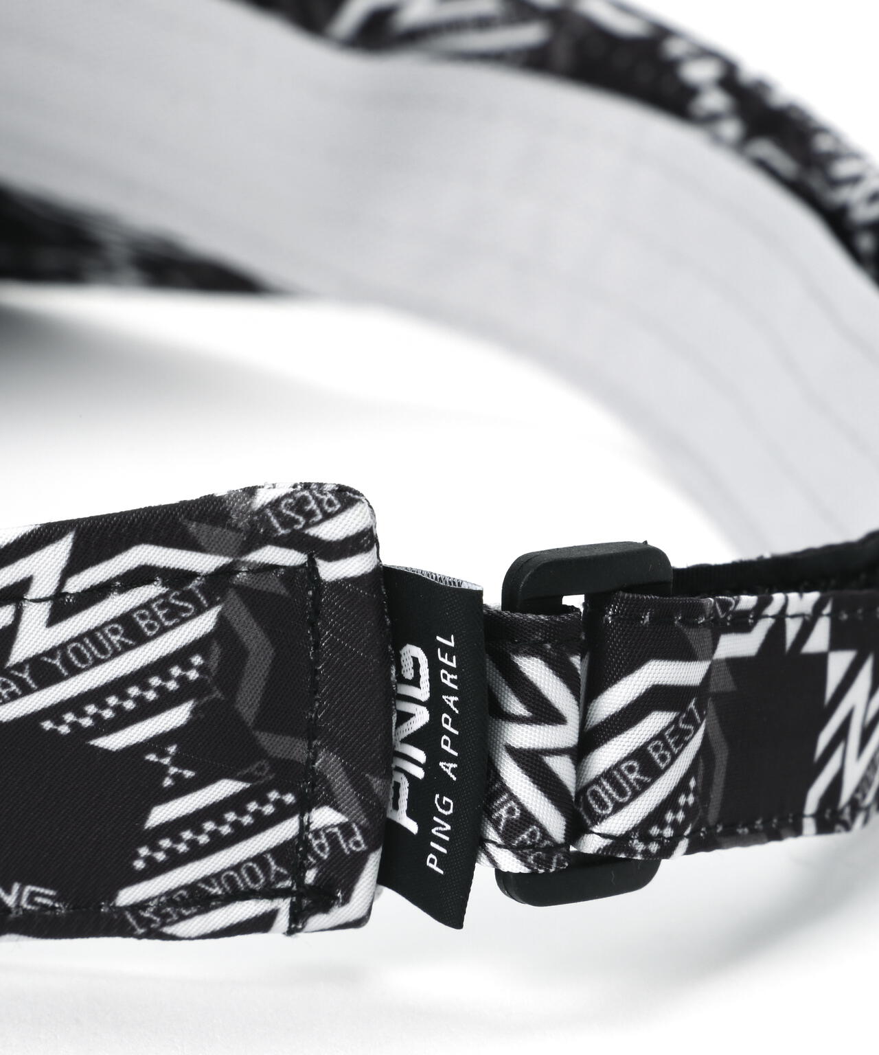 【PING APPAREL】AZモノグラム総柄プリントバイザー ＜PERFORMANCE＞ (MENS)