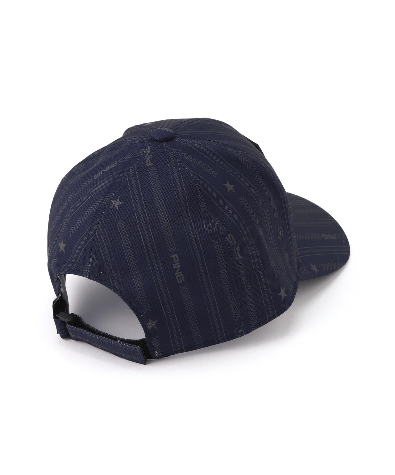 【PING APPAREL】ストライプ総柄プリントキャップ ＜NATIVE＞(UNISEX)