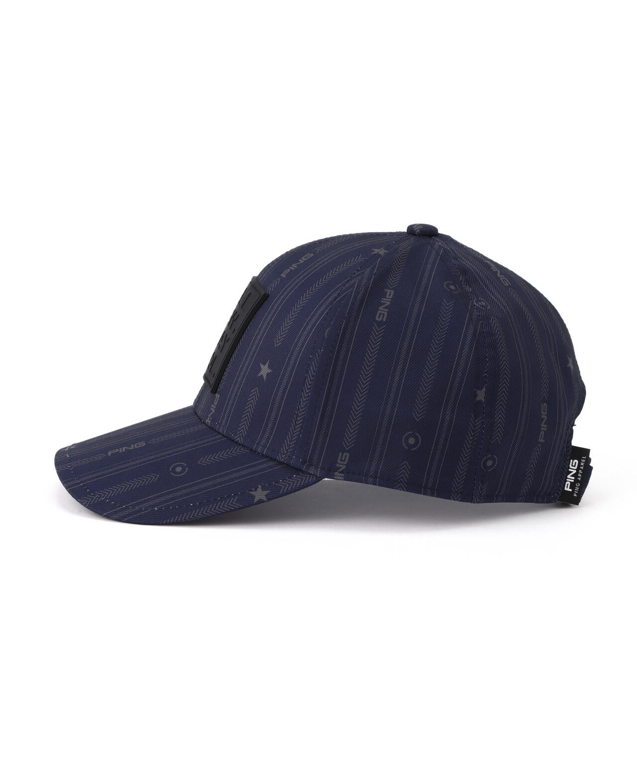 【PING APPAREL】ストライプ総柄プリントキャップ ＜NATIVE＞(UNISEX)