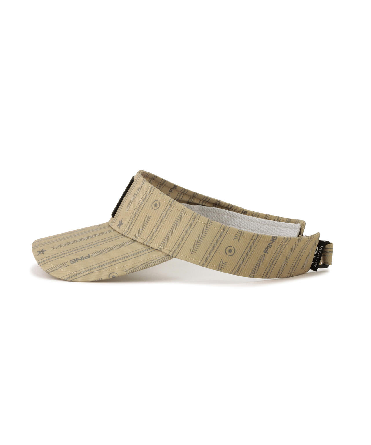 【PING APPAREL】ストライプ総柄プリントバイザー ＜NATIVE＞(UNISEX)