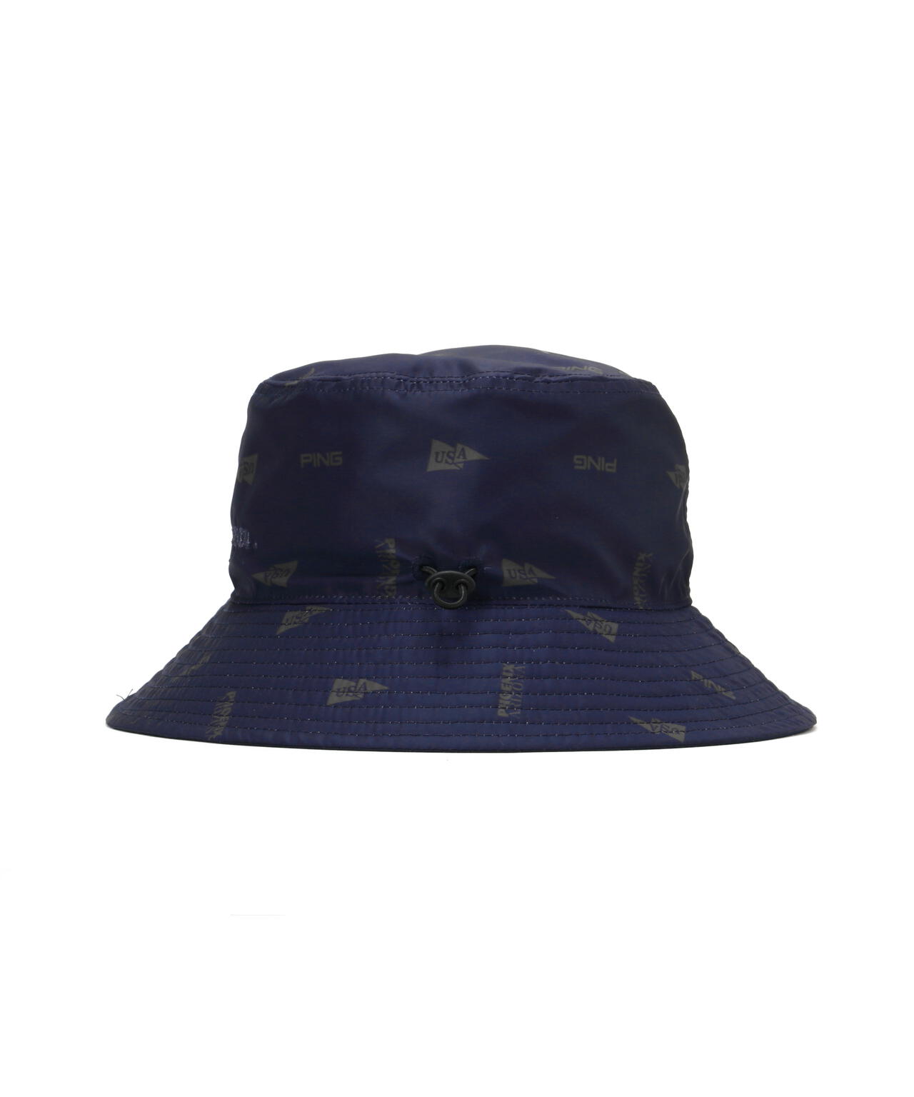 【PING APPAREL】USA FLAG総柄プリントリバーシブルハット ＜NATIVE＞ (UNISEX)