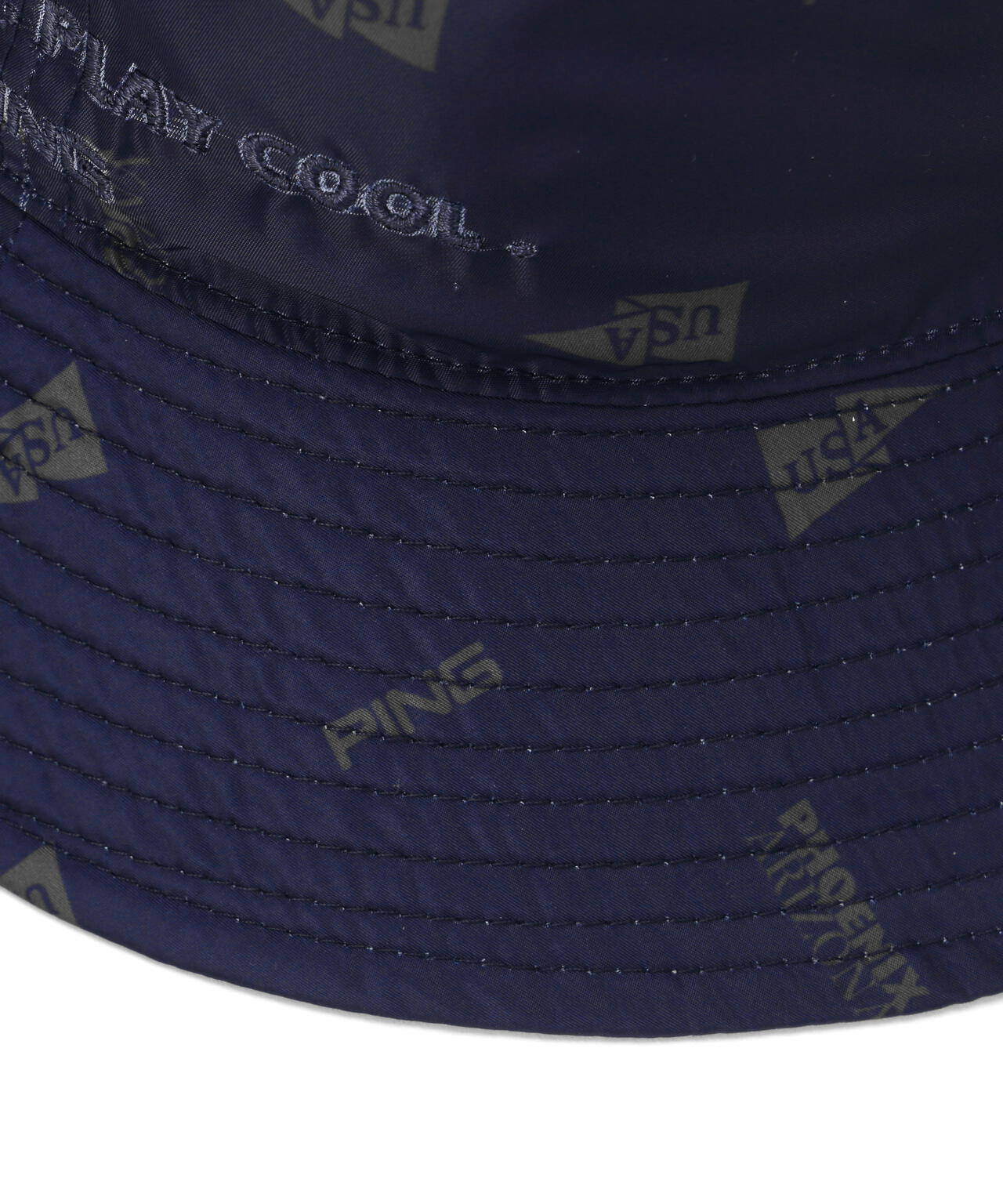 【PING APPAREL】USA FLAG総柄プリントリバーシブルハット ＜NATIVE＞ (UNISEX)