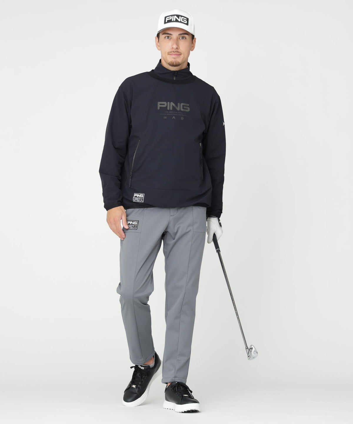 180cm　C:96　W:80　H:93 着用サイズ：L