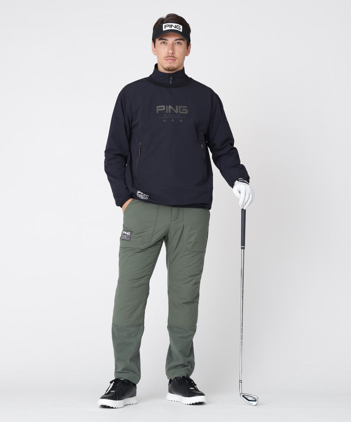 180cm　C:96　W:80　H:93 着用サイズ：L