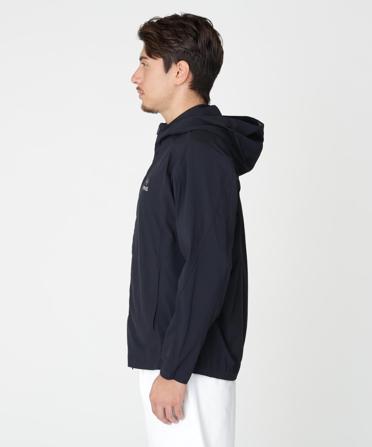 PING APPAREL】全方向ストレッチフルジップフーディブルゾン (MENS