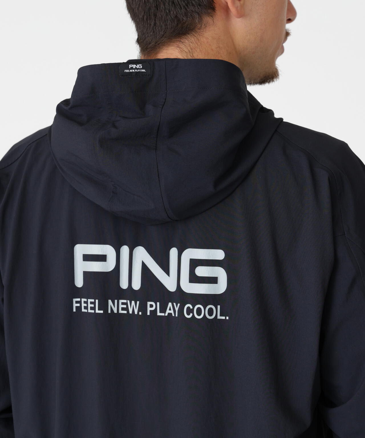 PING APPAREL】全方向ストレッチフルジップフーディブルゾン (MENS