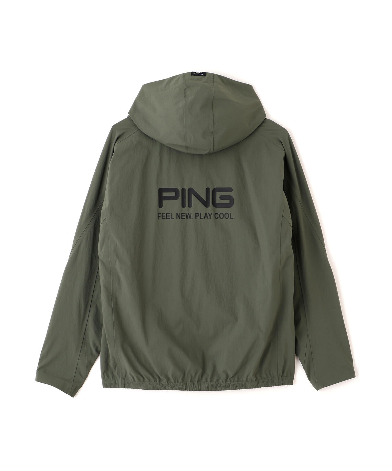 PING APPAREL］［撥水］全方向ストレッチフルジップフーディブルゾン