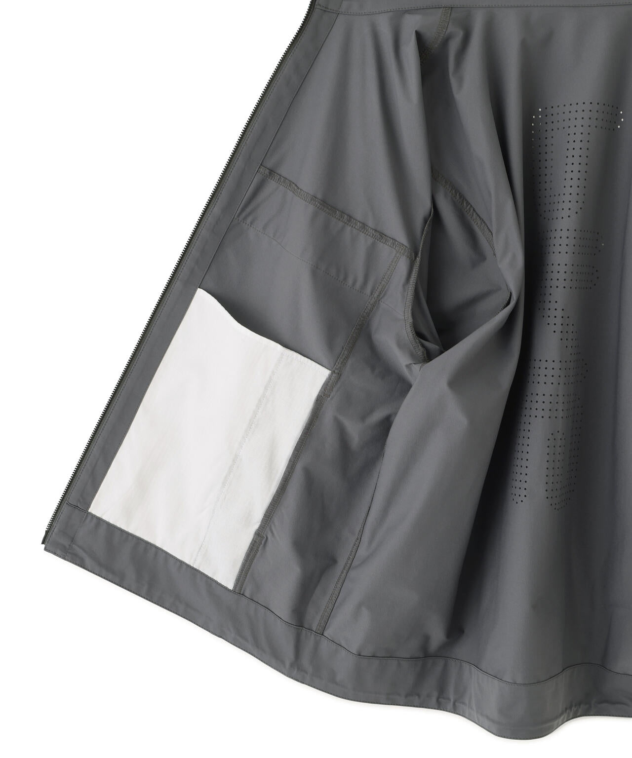 PING APPAREL】ストレッチハイゲージ天竺2WAYスタンドフルジップ