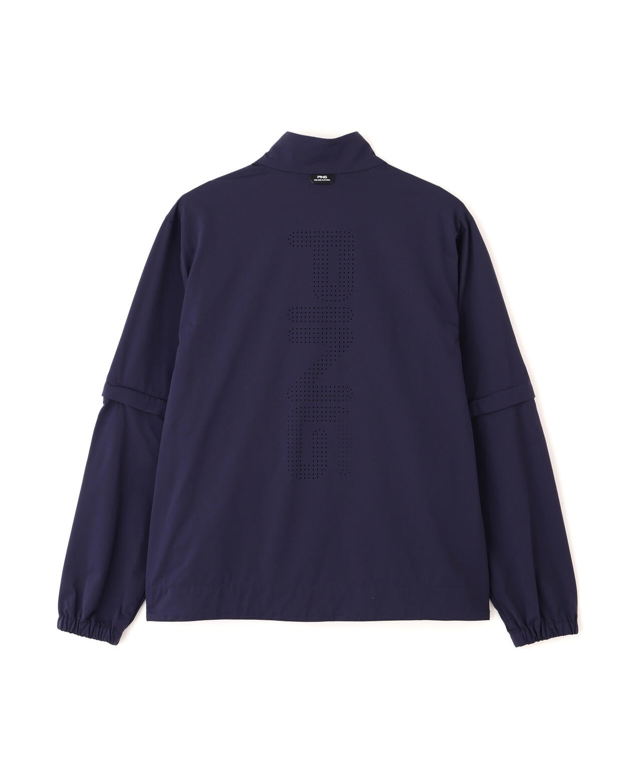 PING APPAREL】ストレッチハイゲージ天竺2WAYスタンドフルジップ