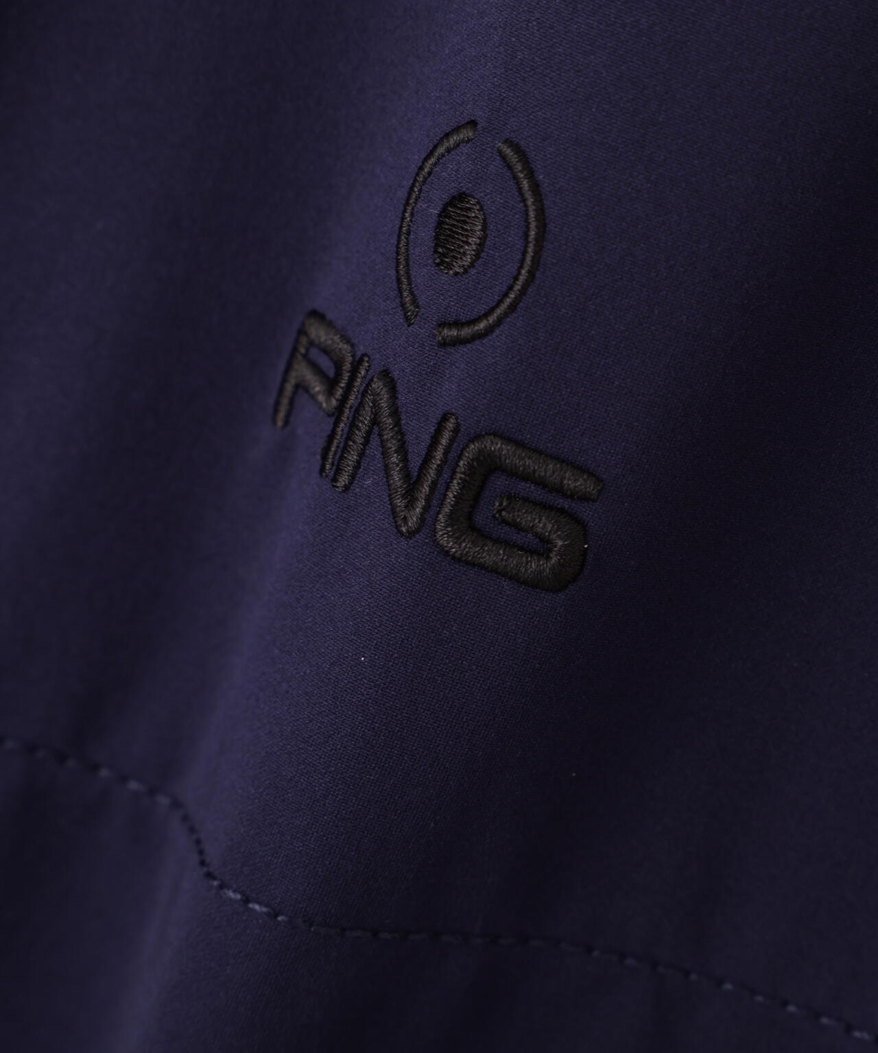 PING APPAREL】ストレッチハイゲージ天竺2WAYスタンドフルジップ