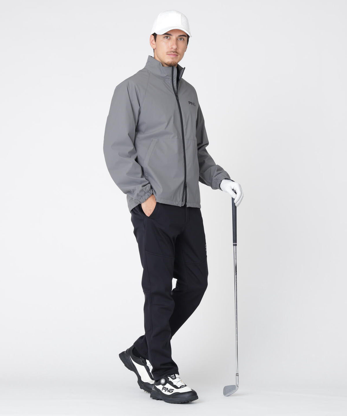 [PING APPAREL] [ストレッチ・防風] ボンディングテーパードパンツ (MENS)