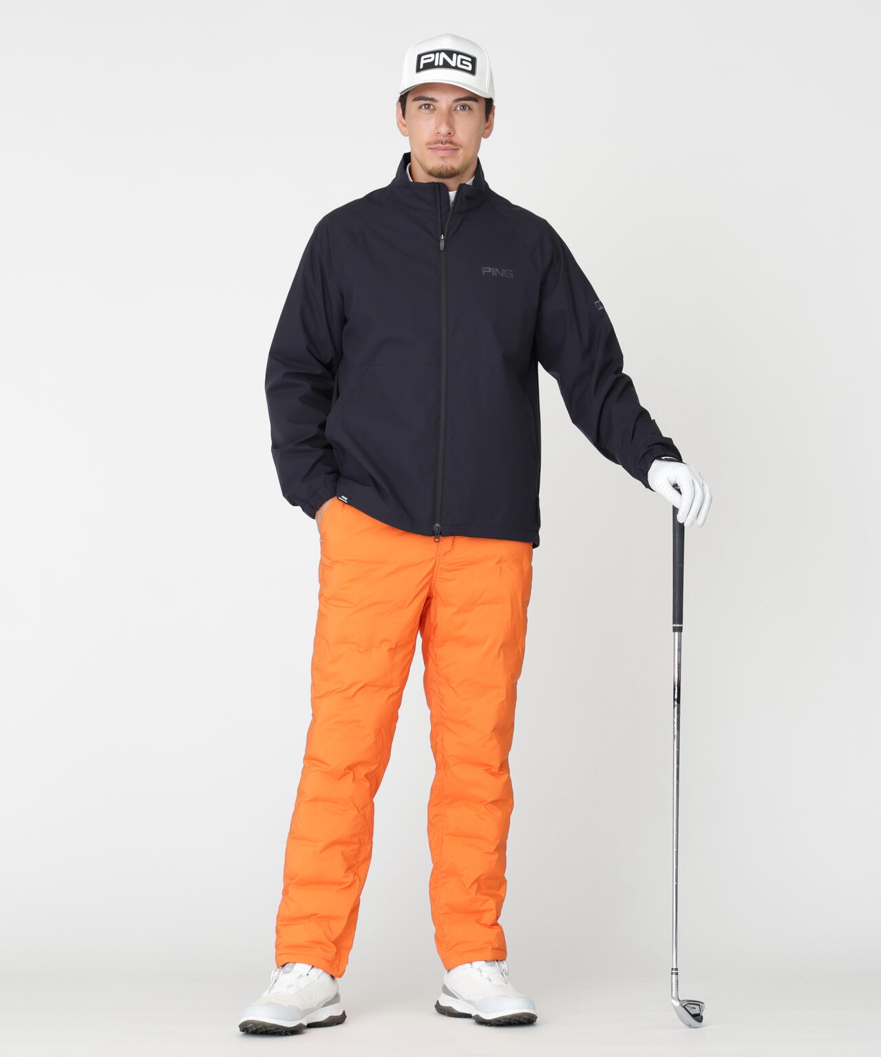 PING APPAREL] [撥水・保温] サーモライトエコメイド二重織中綿パンツ