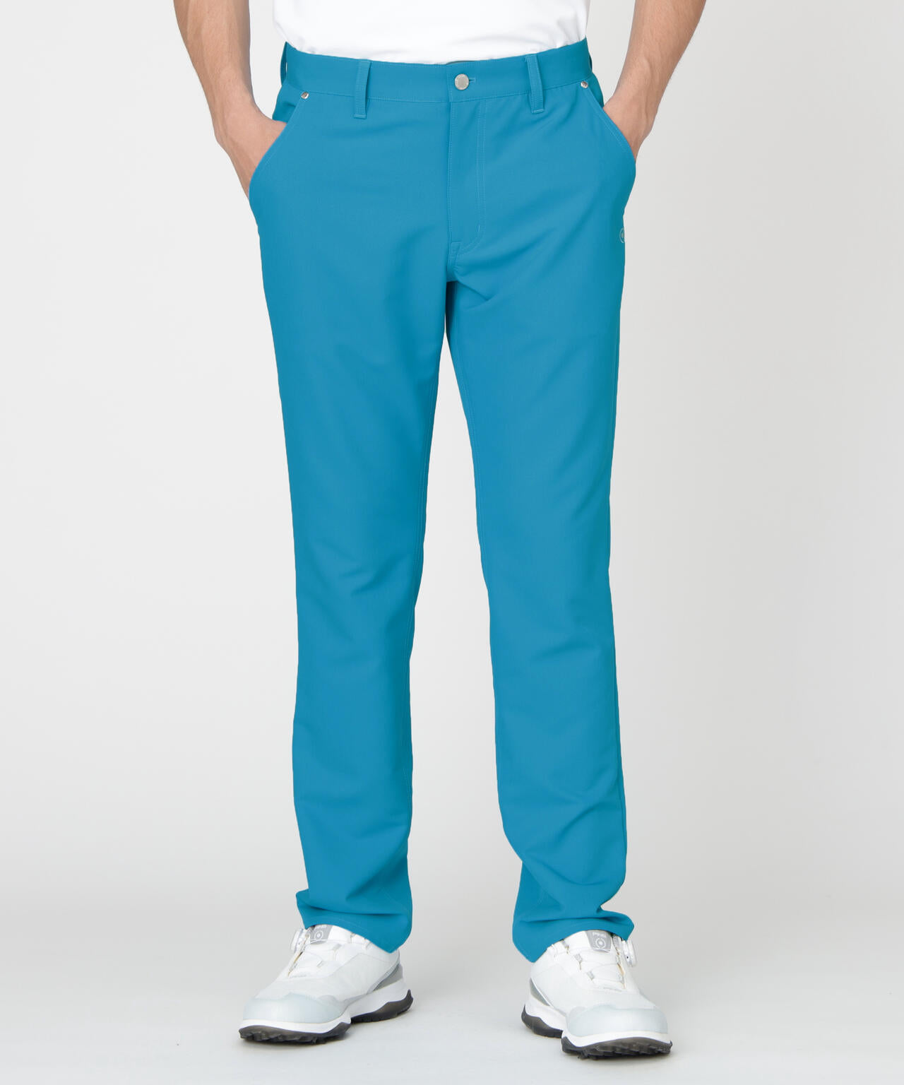 【PING APPAREL】全方向ストレッチ裏グリッドナイロン5ポケットパンツ (MENS)