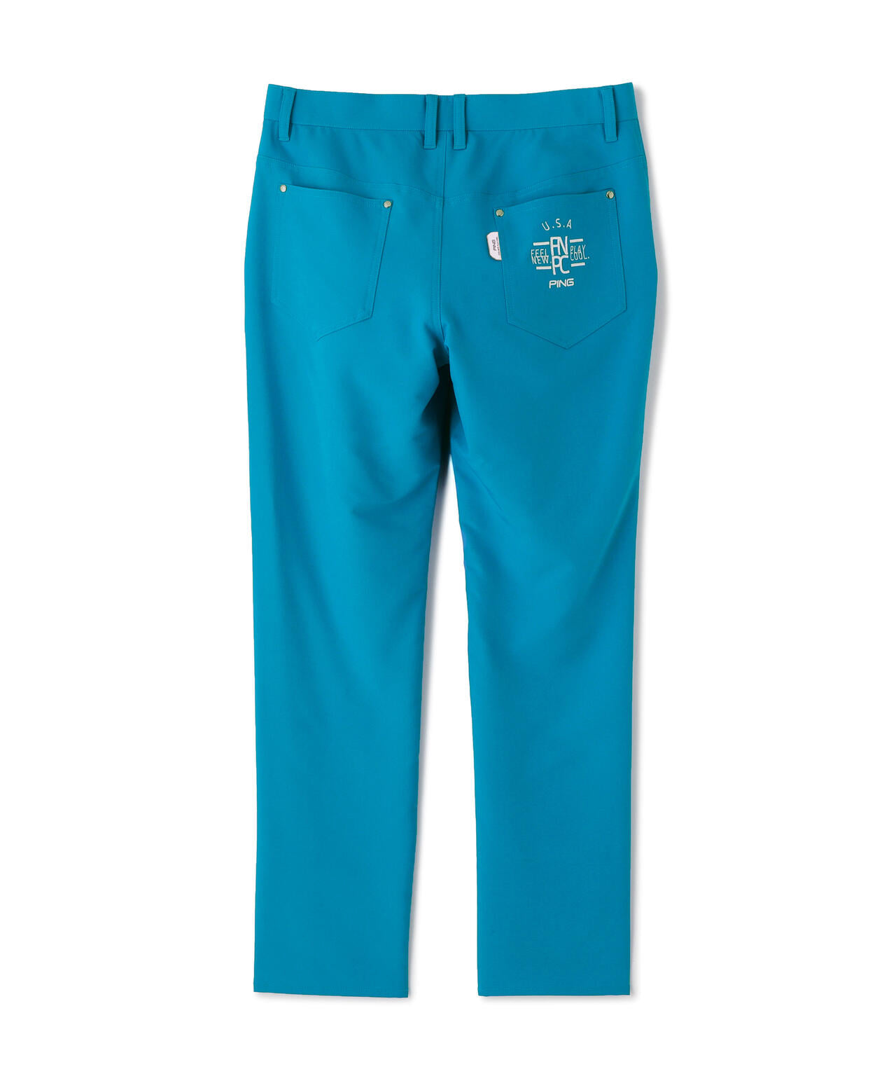【PING APPAREL】全方向ストレッチ裏グリッドナイロン5ポケットパンツ (MENS)