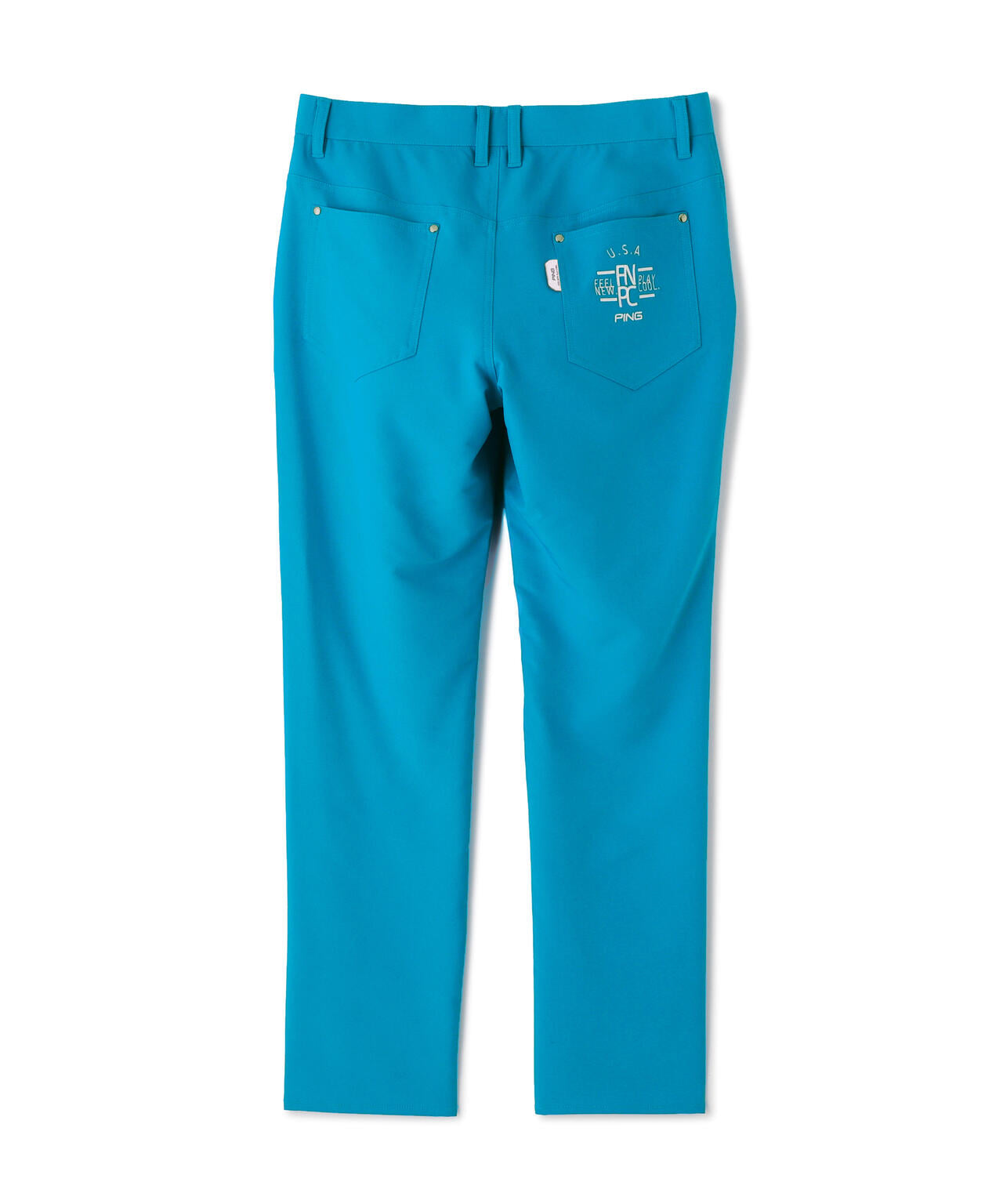 【PING APPAREL】全方向ストレッチ裏グリッドナイロン5ポケットパンツ (MENS)