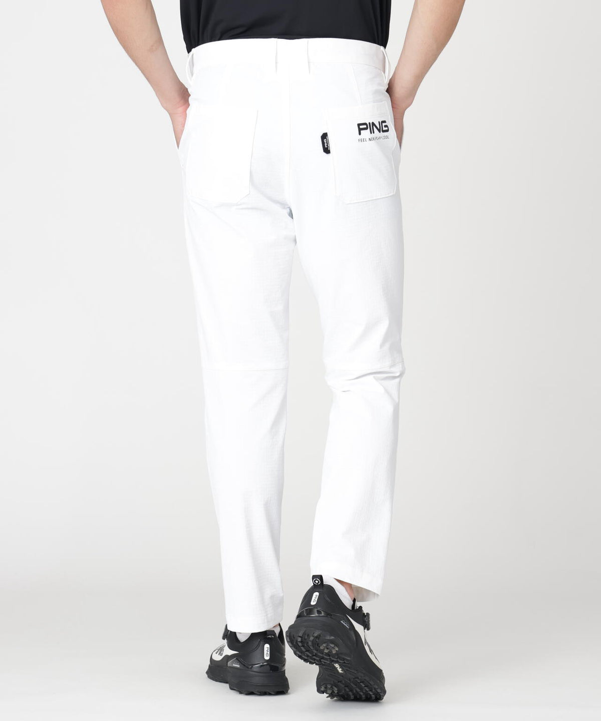 【PING APPAREL】全方向ストレッチ布帛高機能テーパードパンツ (MENS)