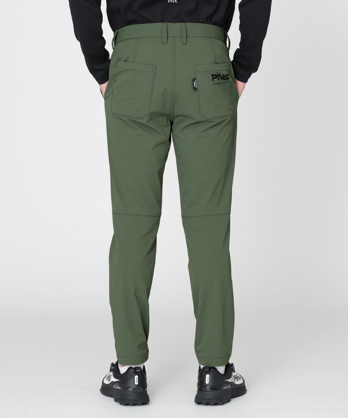 【PING APPAREL】全方向ストレッチ布帛高機能テーパードパンツ (MENS)