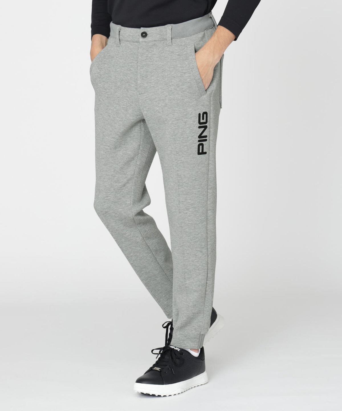【PING APPAREL】全方向ストレッチダンボールニットテーパードパンツ (MENS)