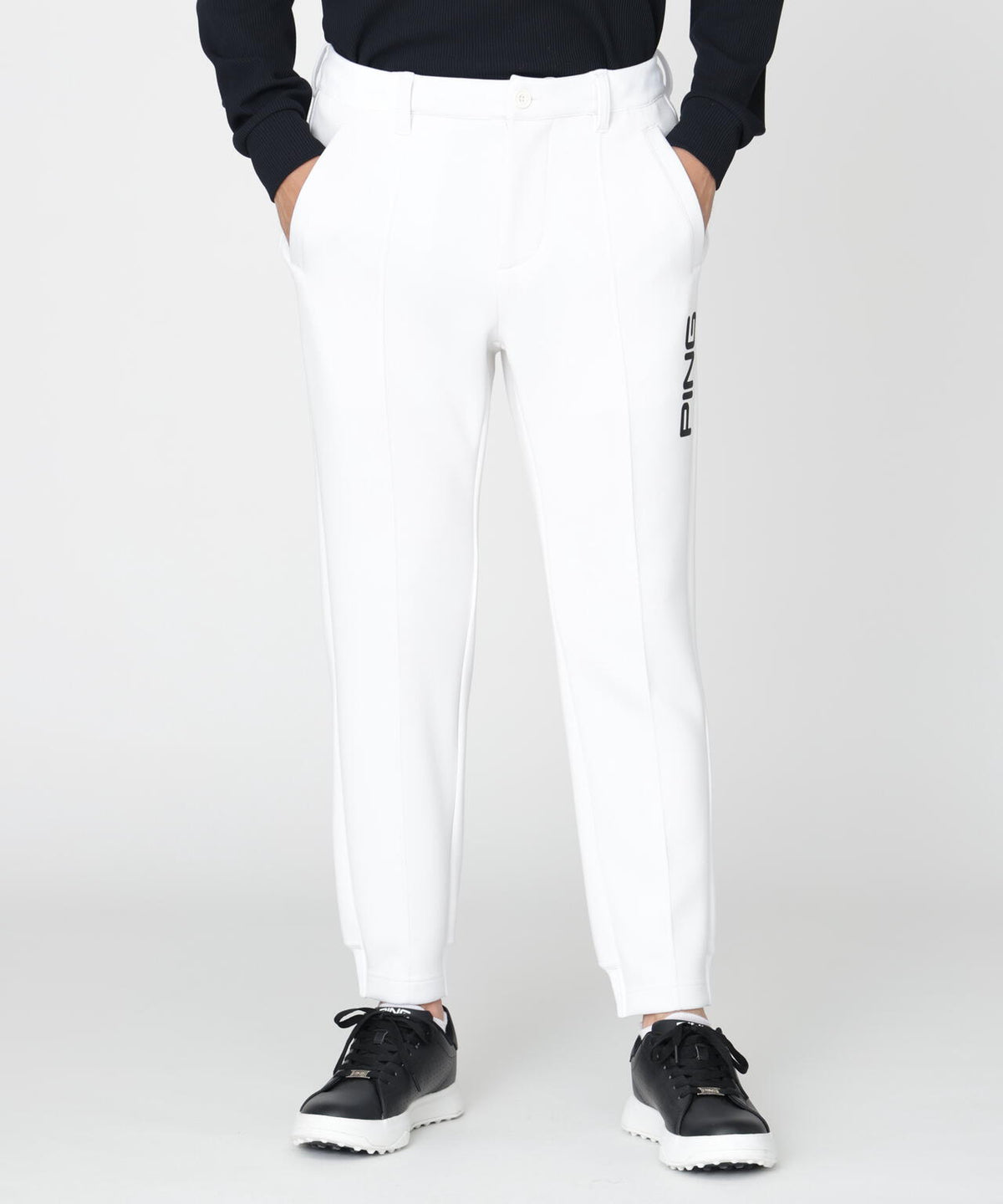 【PING APPAREL】全方向ストレッチダンボールニットテーパードパンツ (MENS)