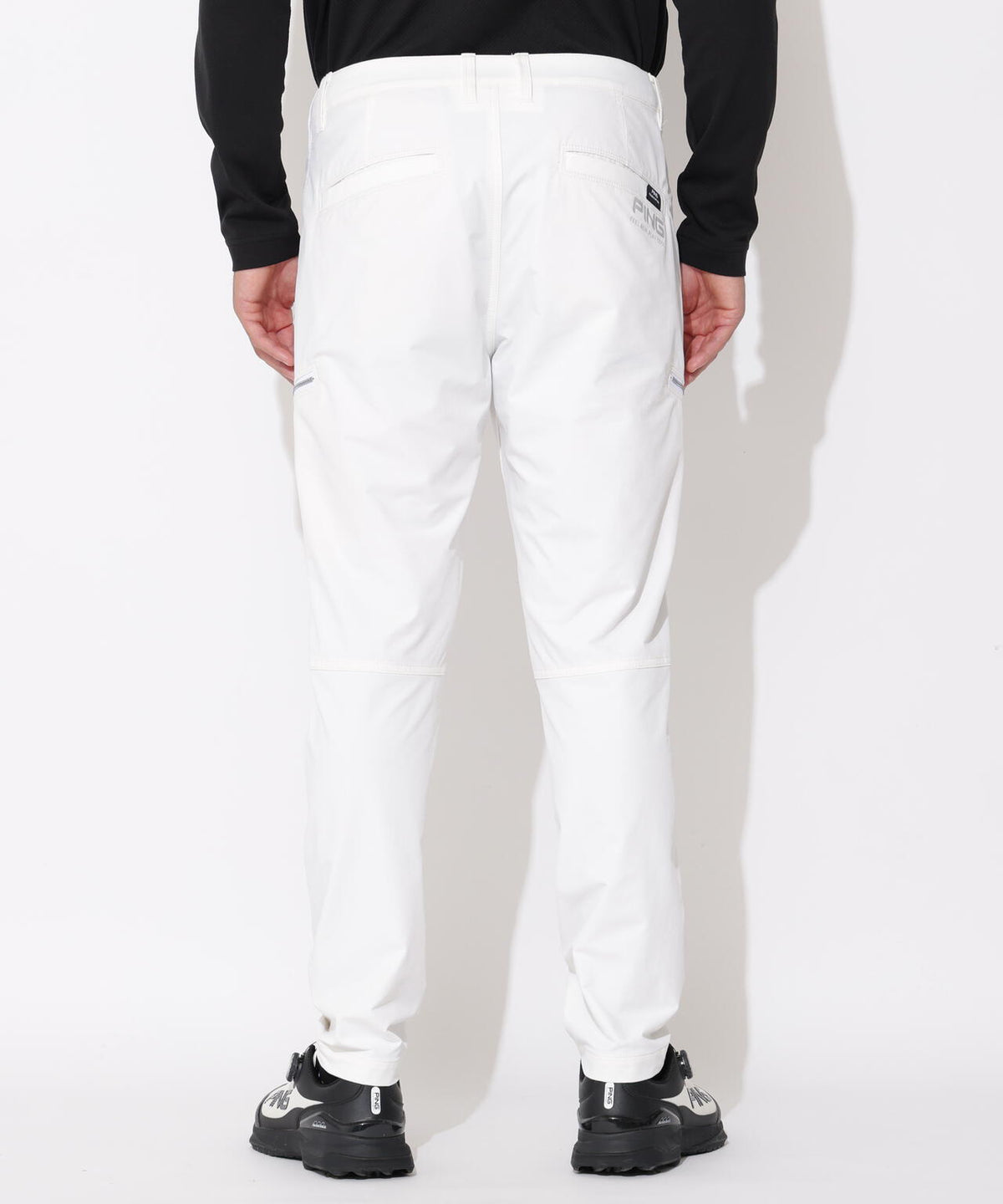 [PING APPAREL] 全方向ストレッチ二重織 フィット&ストレッチテーパードパンツ (MENS)