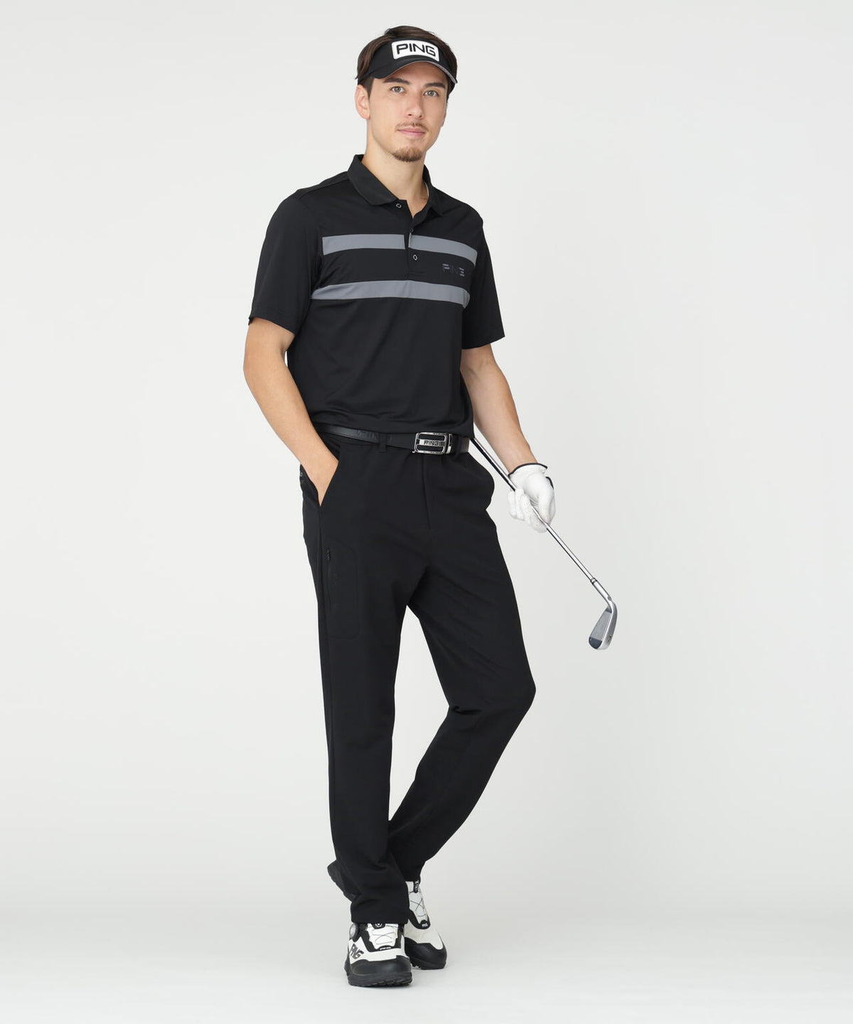 [PING APPAREL] 全方向ストレッチパーテックスアンリミテッドテーパードパンツ (MENS)
