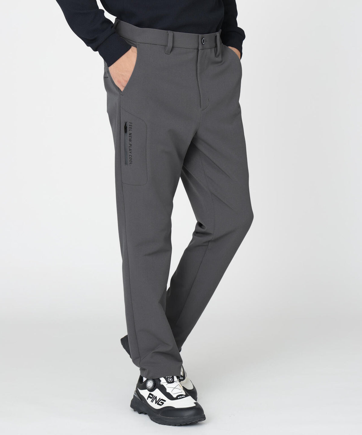 [PING APPAREL] 全方向ストレッチパーテックスアンリミテッドテーパードパンツ (MENS)