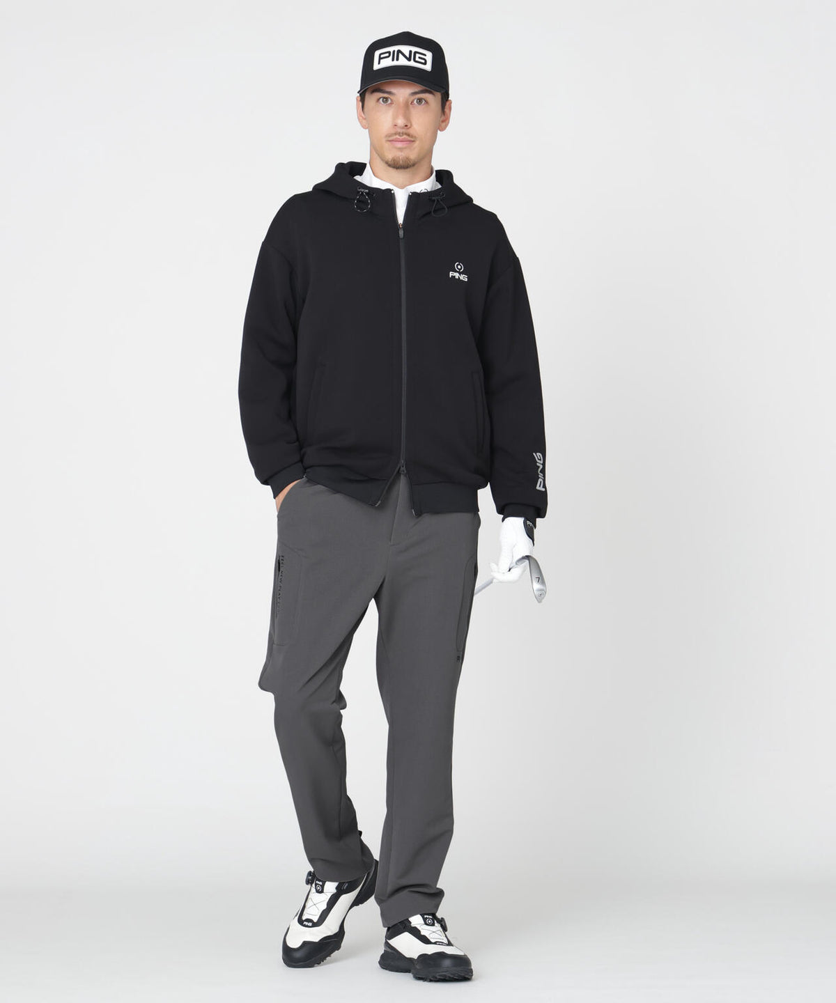 [PING APPAREL] 全方向ストレッチパーテックスアンリミテッドテーパードパンツ (MENS)