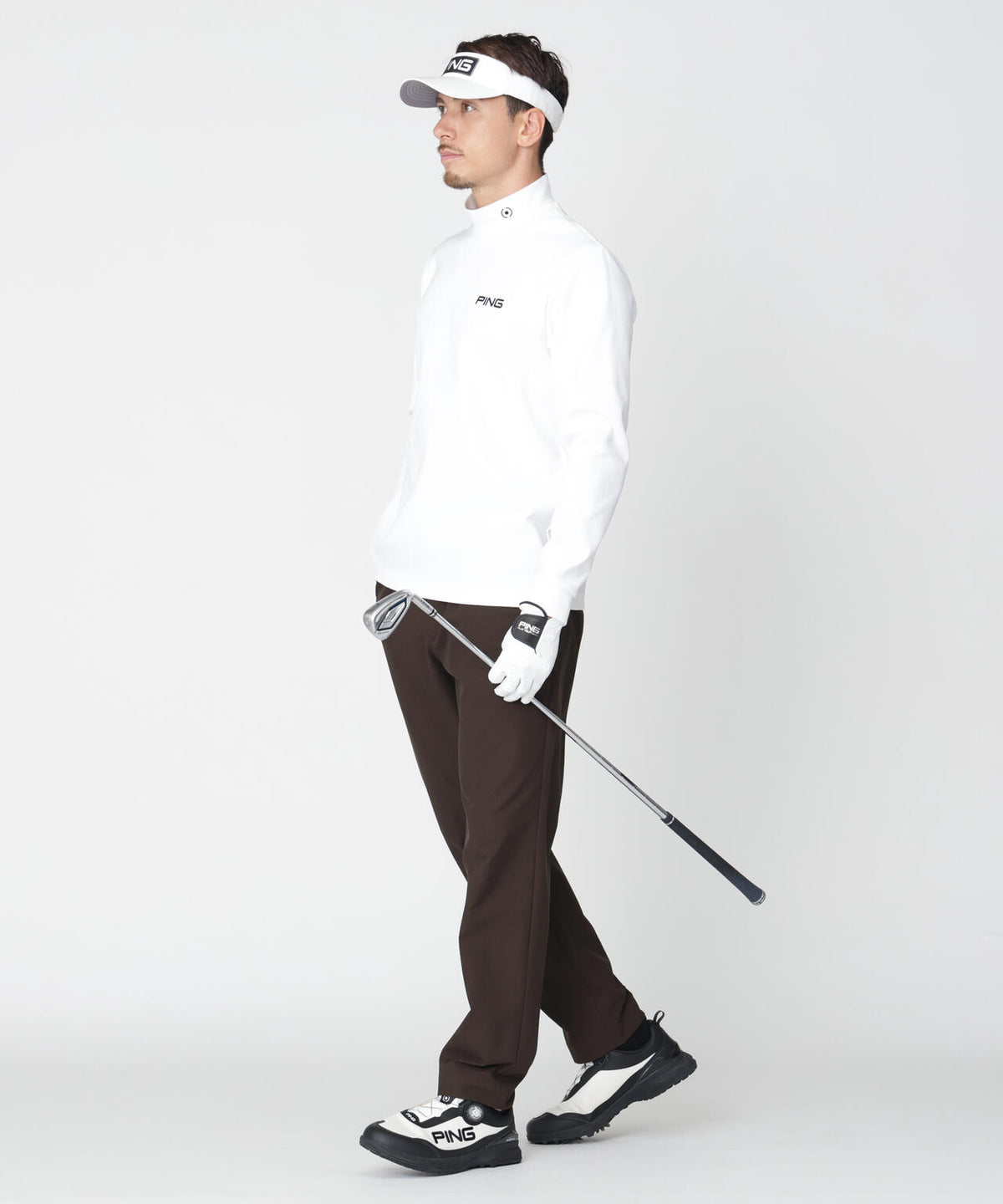 【PING APPAREL】全方向ストレッチ チノテーパードパンツ (MENS)