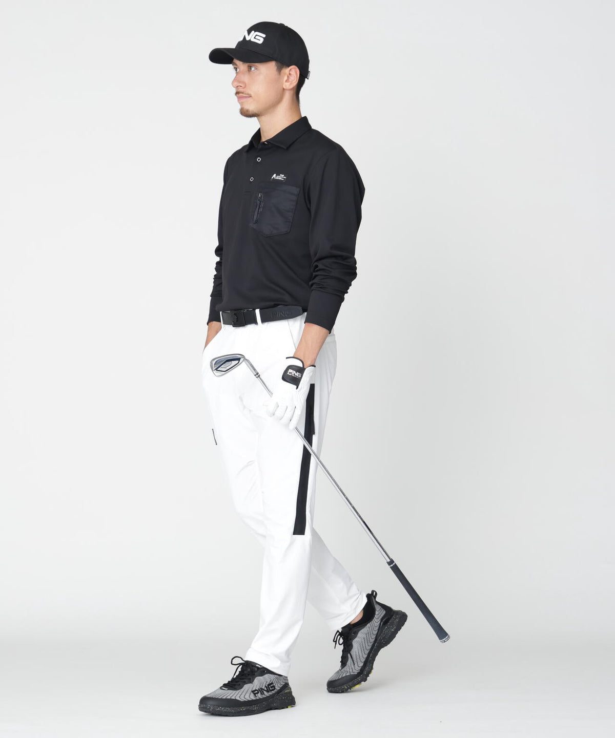 180cm　C:96　W:80　H:93 着用サイズ：L