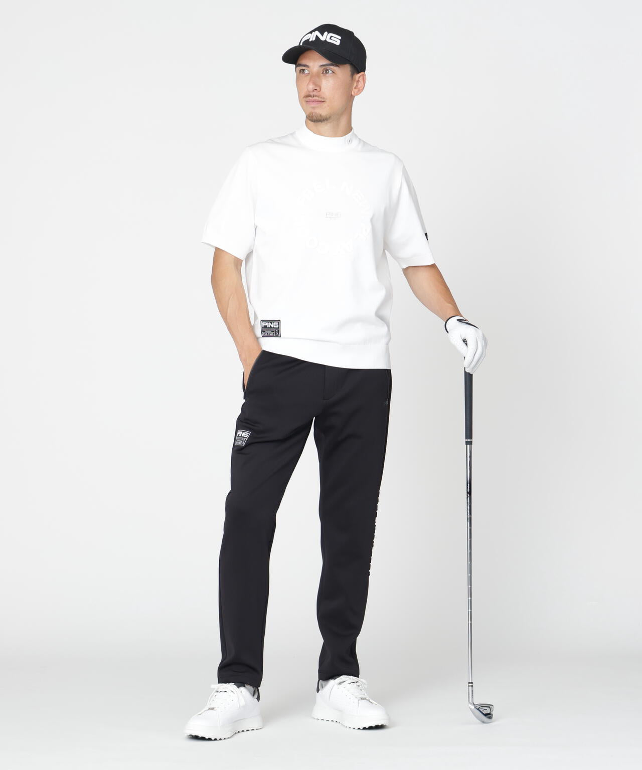 PING APPAREL] ダンボールニットテーパードパンツ ＜GOLD＞ (MENS