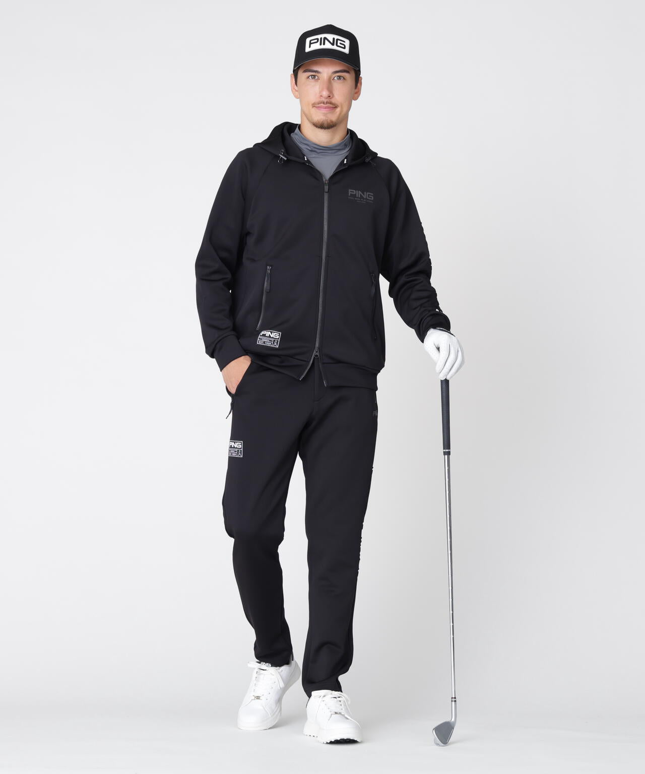 PING APPAREL] ダンボールニットテーパードパンツ ＜GOLD＞ (MENS