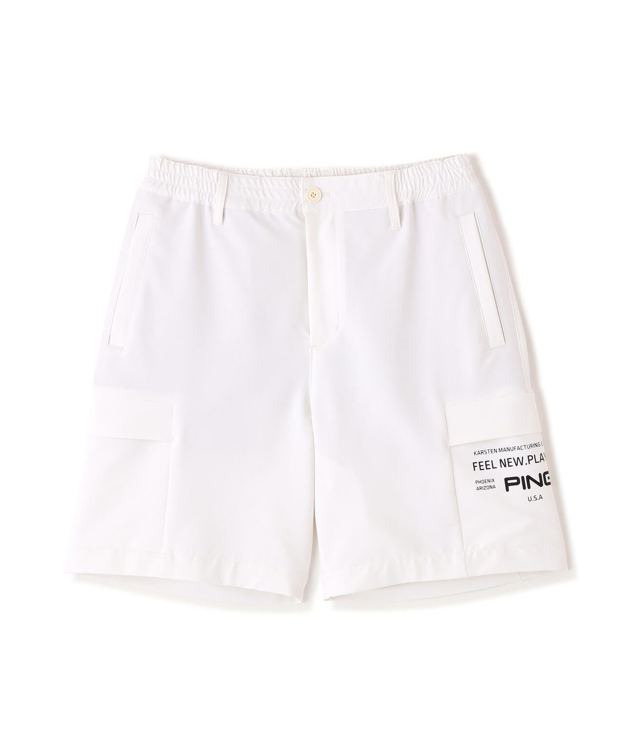 【PING APPAREL】ダブルストレッチフラップショートパンツ (MENS)