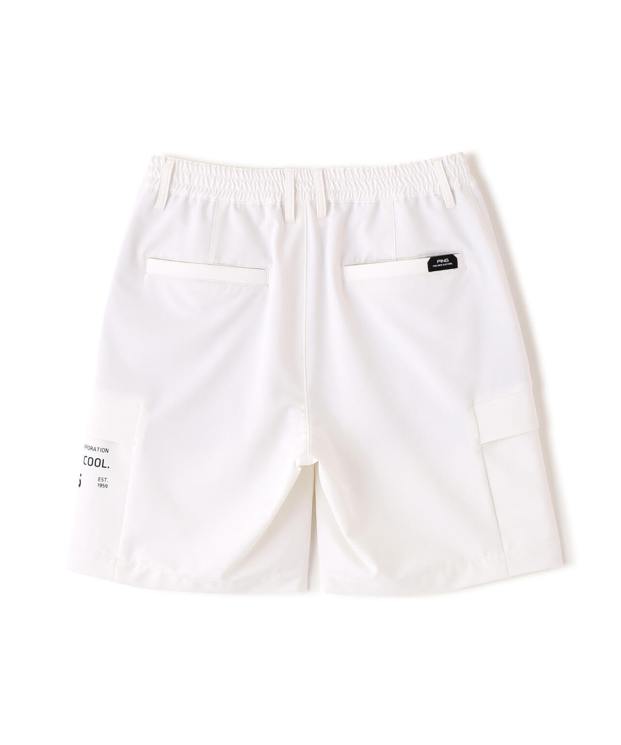 【PING APPAREL】ダブルストレッチフラップショートパンツ (MENS)