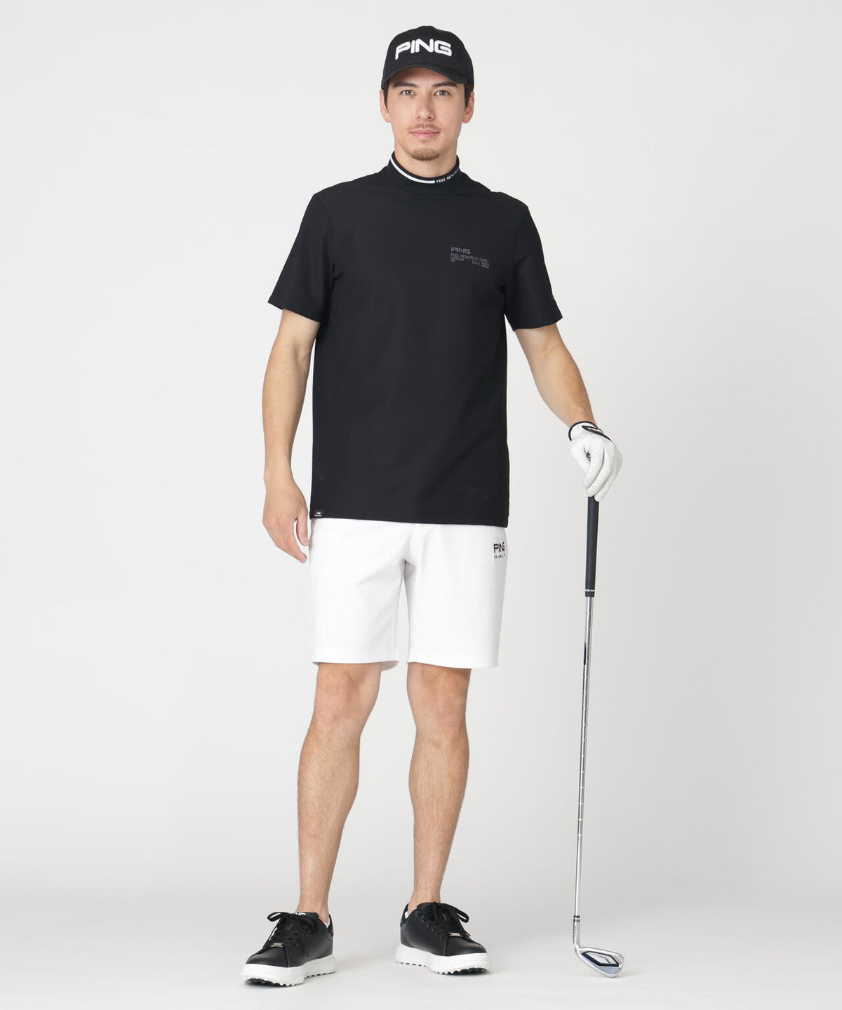 【PING APPAREL】全方向ストレッチシアサッカーショートパンツ (MENS)