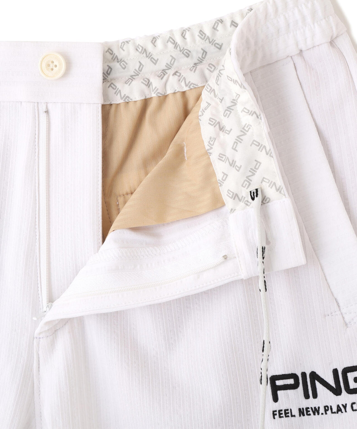 【PING APPAREL】全方向ストレッチシアサッカーショートパンツ (MENS)