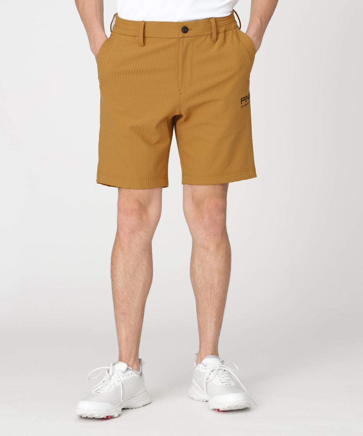 【PING APPAREL】全方向ストレッチシアサッカーショートパンツ (MENS)