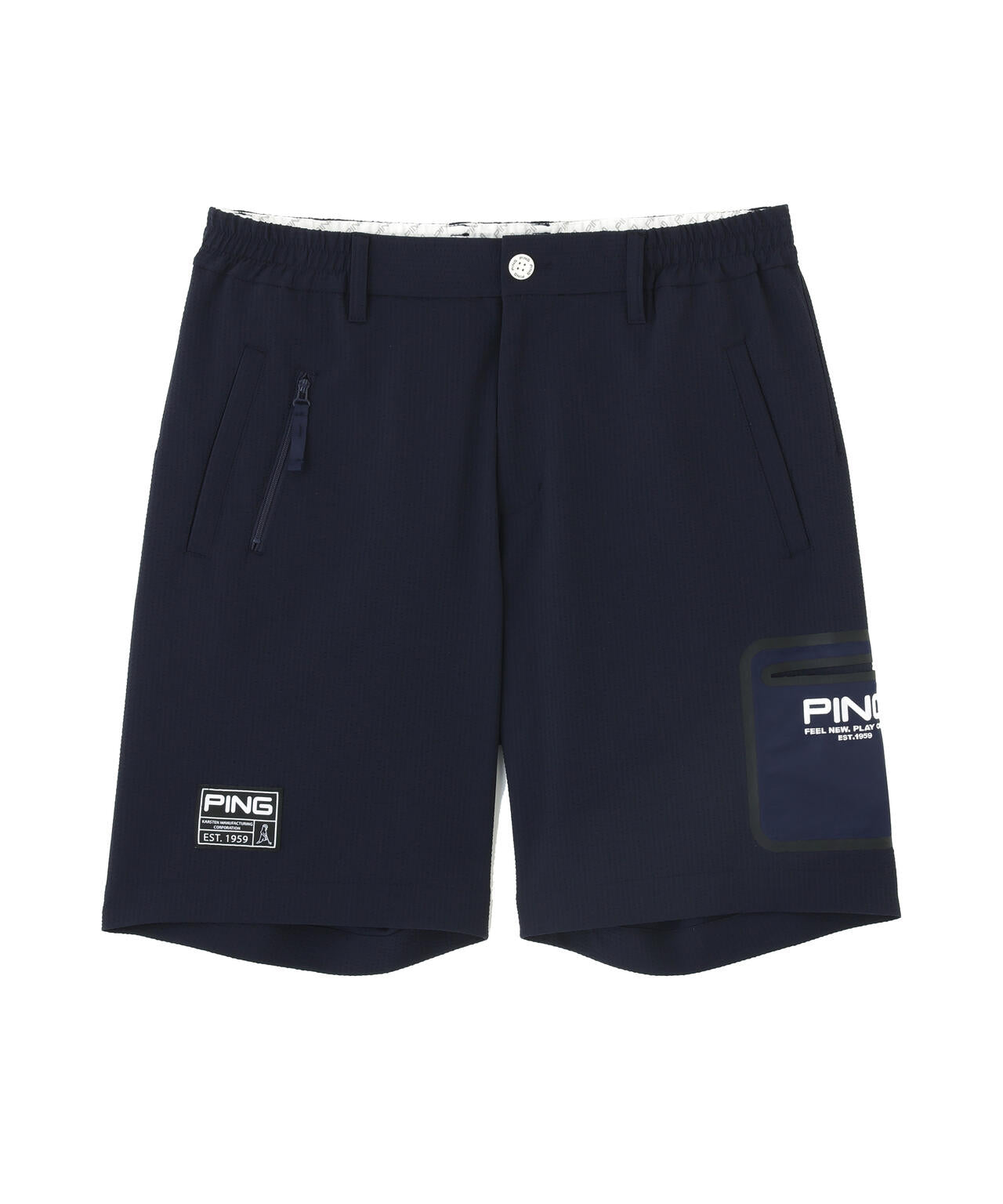 ［PING APPAREL］［撥水］シアサッカーショートパンツ ＜GOLD＞ (MENS)